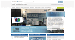 Desktop Screenshot of durr-cleantechnology.com