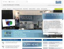 Tablet Screenshot of durr-cleantechnology.com